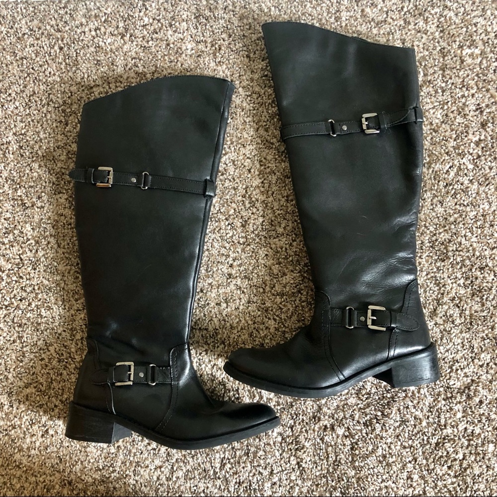 Seychelles 8.5 Black Leather boots